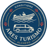 Emblema ufficiale Ares Turismo - Termini e Condizioni per Noleggio e Tour Alghero